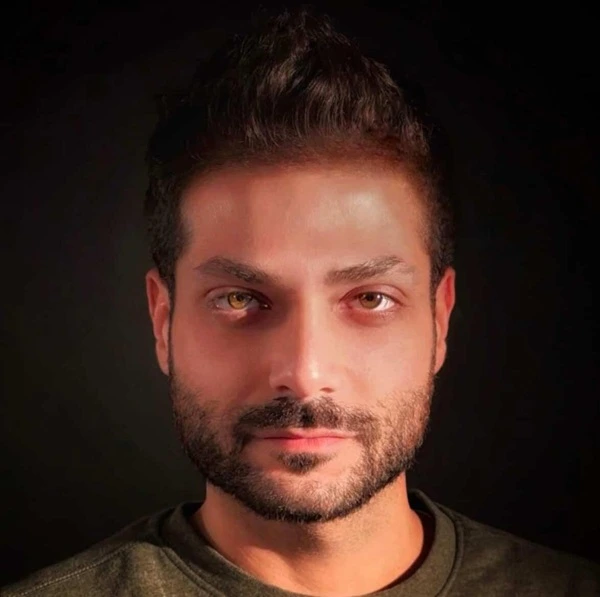 Actor and director Salem Boules performing a role in Al-Qurban.